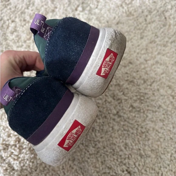 Mens Vans Green Blue Sneakers Size 11 - Picture 6 of 6